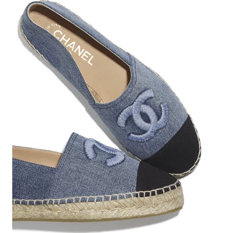 chanel shoe espadrilles|chanel shoes denim espadrilles.